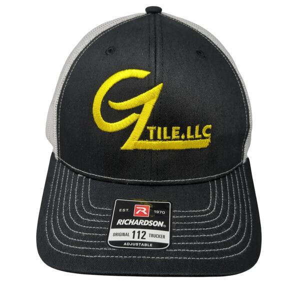 Richardson Other - GL Tile LLC Snapback Mesh Back Trucker Hat Black One Size Richardson